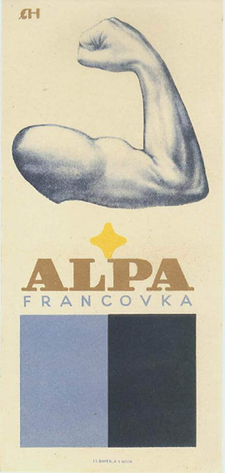 Etiketa ALPA - Frištenského svalnatá paža